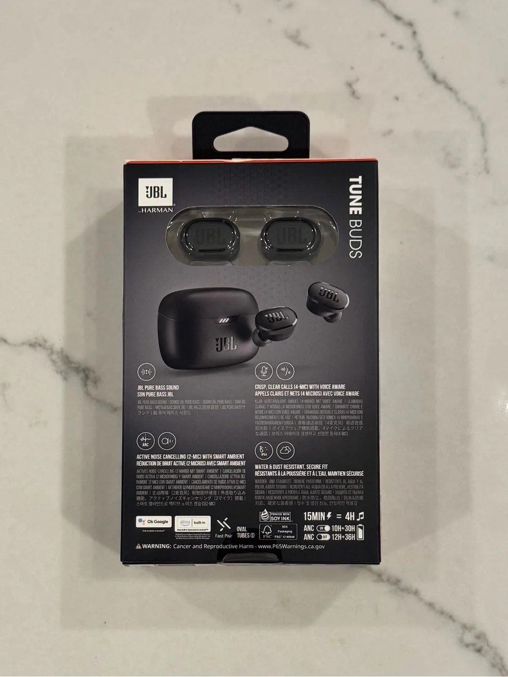 JBL Tune Buds Wireless Earbuds in Black